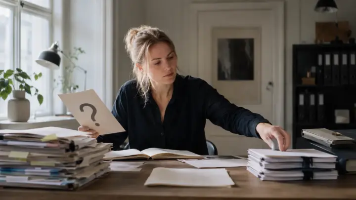 En researcher bevæger sig fra et åbent spørgsmål til et lille udvalg af kontrollerede primærkilder.